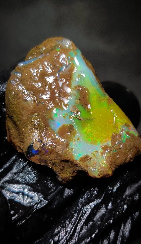 50 ct Premium Ethiopian Welo Opal Rough Natural Multicolor Fire Loose Gemstone