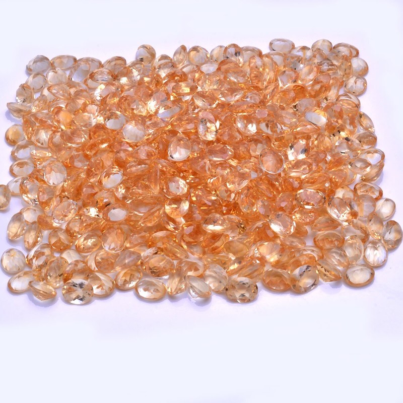 VVS 10 Pcs Natural Citrine AAA Quality 11mmx9mm Oval Cut Lot Sparkling Gemstones gallery