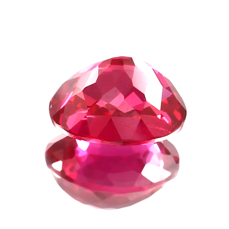 AAA Natural Excellent Blood Red Mozambique Ruby Loose Oval Gemstone Cut 9x7 MM gallery
