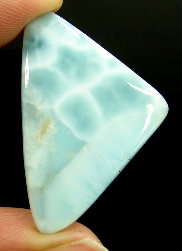 21.50 Ct Natural Blue Larimar Loose Gemstone Stone Cabochon Wire Wrap Stone-2122
