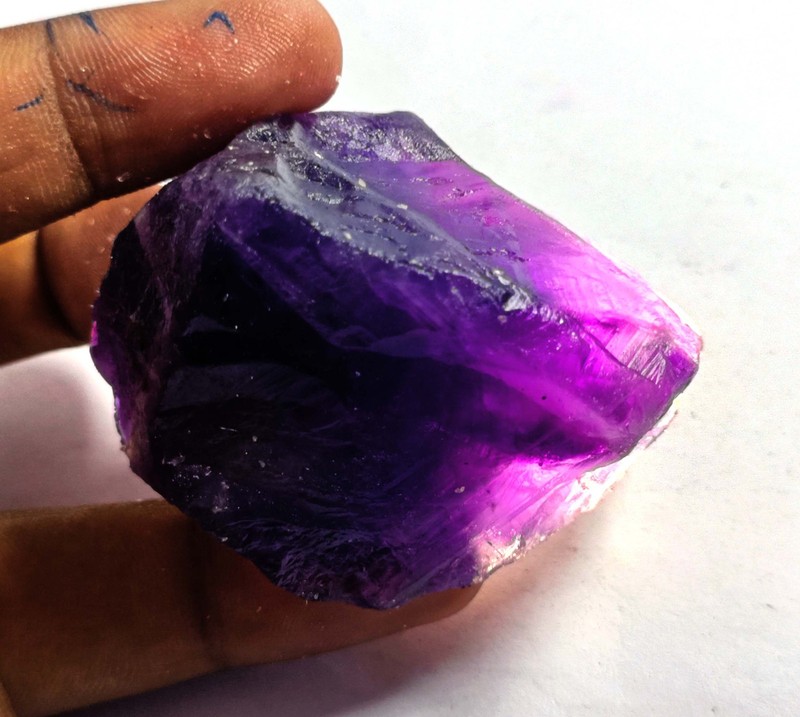 430 Ct Natural Purple Alexandrite Uncut Rough EGL Certified Loose Gemstone 6MGH