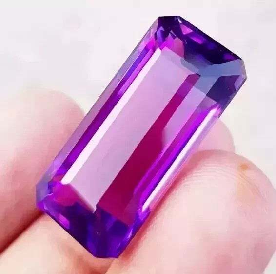 VVS Ceylon Purple Blue Sapphire Emerald40-42 Ct Natural Loose Certified Gemstone