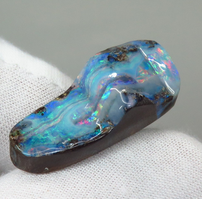 Australian Boulder Opal 28.95ct Natural Queensland Stone