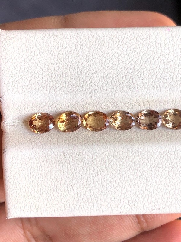 Natural Color Change Garnet Lot- 8 Pcs Oval Faceted, 3.60 Ct, 5×4 mm Loose Gems gallery
