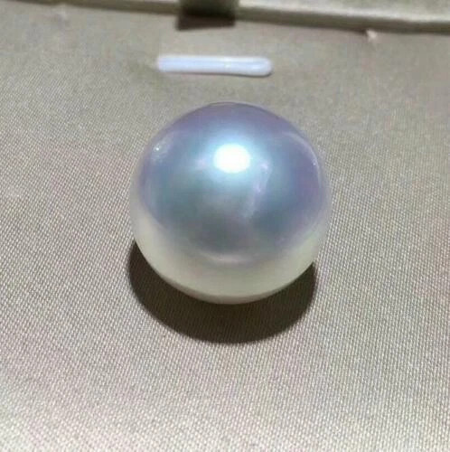 Gorgeous AAAAA 11-12mm south sea round white loose pearl undrilled