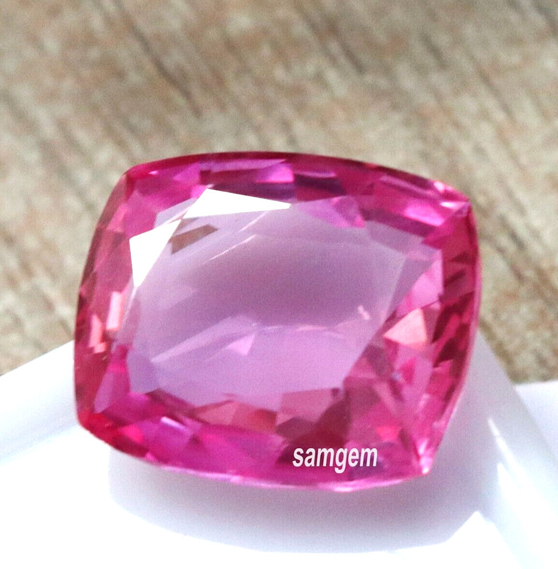 Cushion Cut Beautiful Pink Spinel AAA+ Certified Loose Gemstone 9 Ct Custom Free gallery