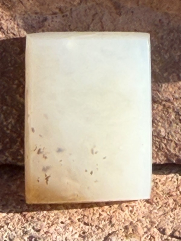 Siberian White Jade Nephrite Cabochon Natural Rare