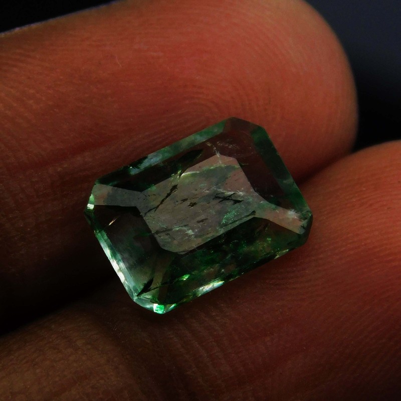 Natural Colombian Emerald Emerald Cut 6 Ct Green CERTIFIED Loose Gemstone gallery