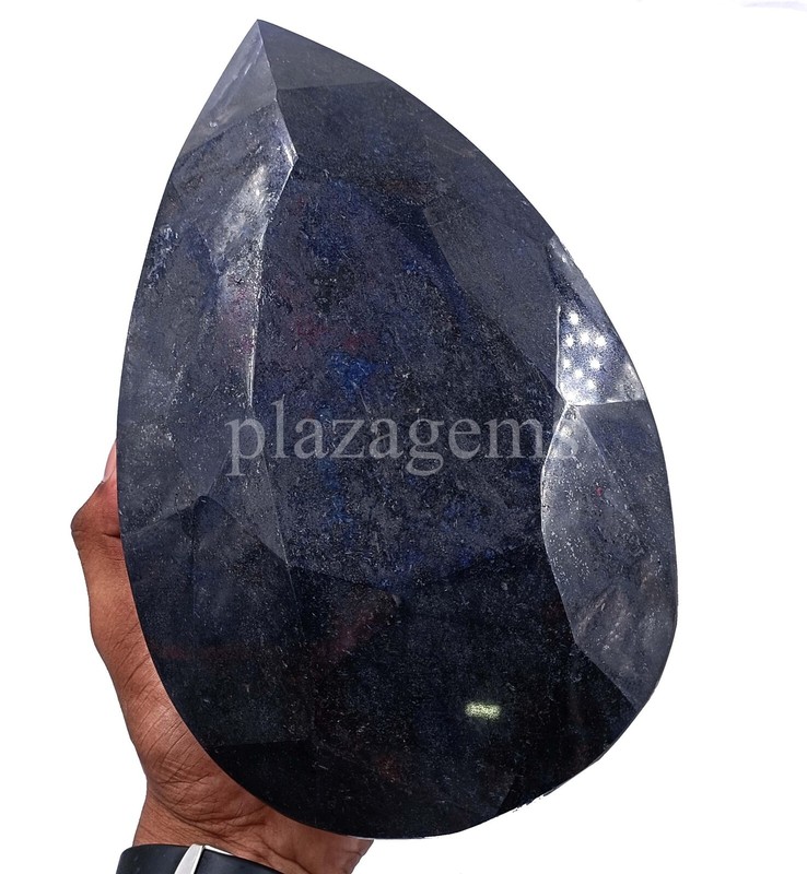 Certified Natural Blue Sapphire 5 Kg 25,000 CT African Gemstone Pear Shape 5ARN