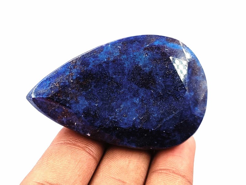 Natural Royal Blue Sapphire 420 Ct Certified African Pear Cut Loose Gemstone DK4 gallery