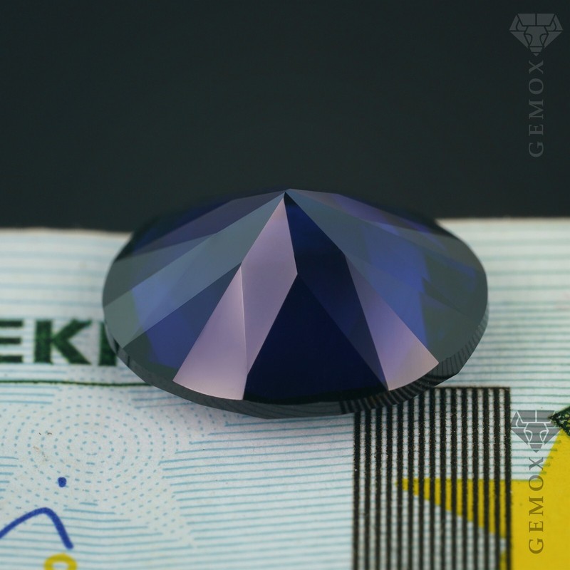 Blue Sapphire Oval Cut Loose Gemstone Royal Blue Corundum LabGrown Faceted Stone gallery