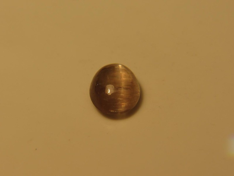 2.78CT DUAL PHENOMENA UNTREATED TURKISH COLOR CHANGE CATS EYE DIASPORE CABOCHON gallery