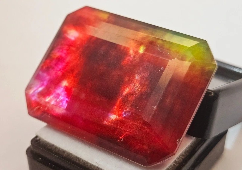 Doublet Opal Like Organic Ammolite Natural 52-53 Ct Loose Gemstone