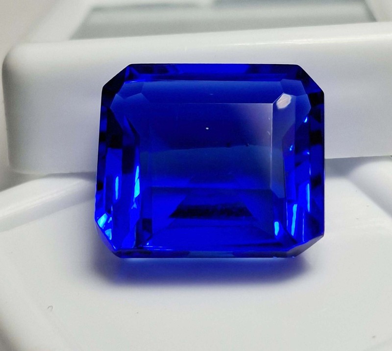 Natural Royal Blue Sapphire Asscher Cut 11-13 Ct Certified Loose Gemstone SB895