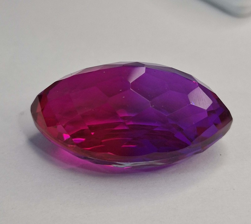 Tourmaline 73-75Ct Bi-Color Natural Marquise Cut Certified Loose Gemstone SB1021 gallery