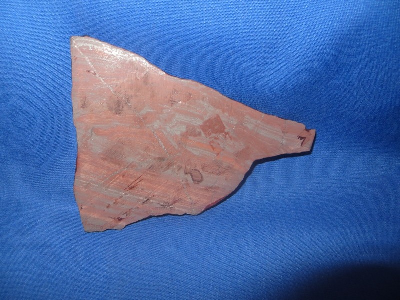 Banded Red Jasper Silver Hematite Brilliant Gemstone Slab Display 1,474 carats gallery