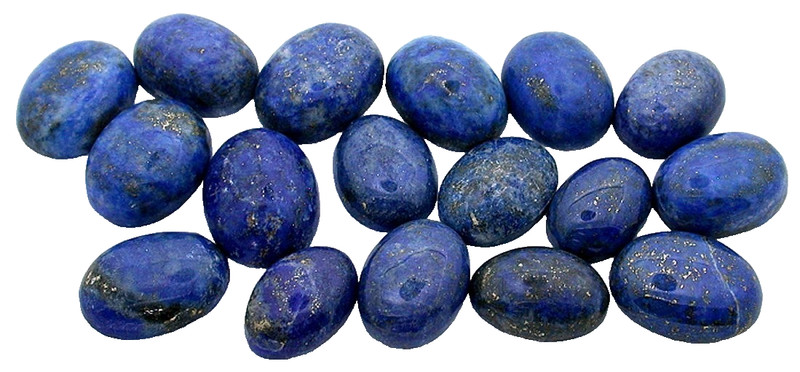 250 Carats Assorted Natural Lapis Lazuli Oval Cabochons Closeout LLC5/102725