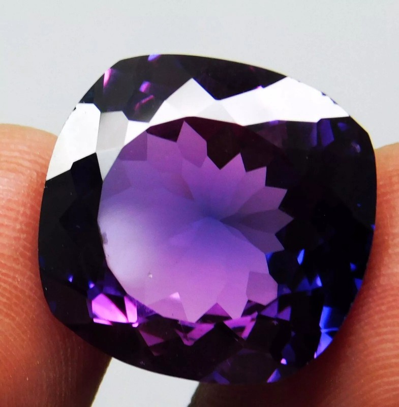 Radiant Cut Purple Blue Taaffeite 18-20 Ct Natural Loose Gemstone EGL Certified gallery