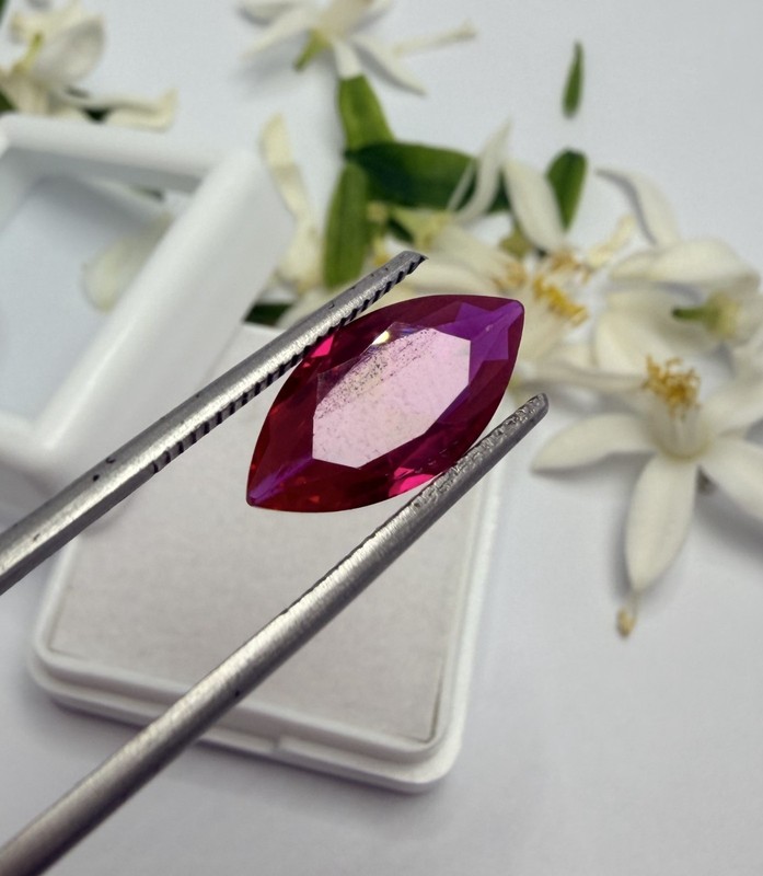 2.70 Ct Flawless Marquise Cut Pink Spinel Natural GGI Certified Loose Gemstone
