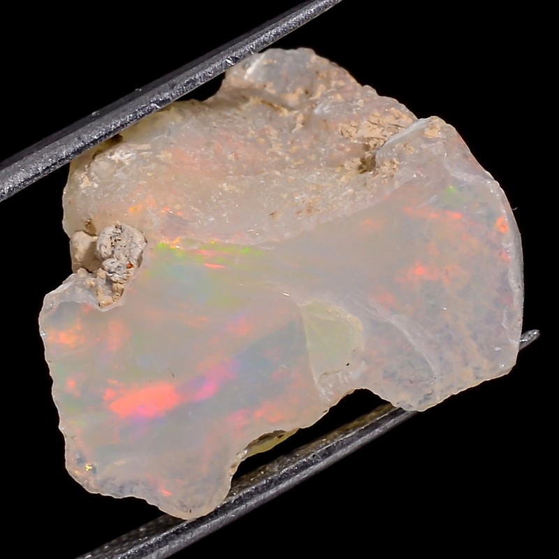 (11X17X10 MM SIZE) 10.95 Carat. NATURAL ETHIOPIAN OPAL ROUGH LOOSE GEMSTONE D_96