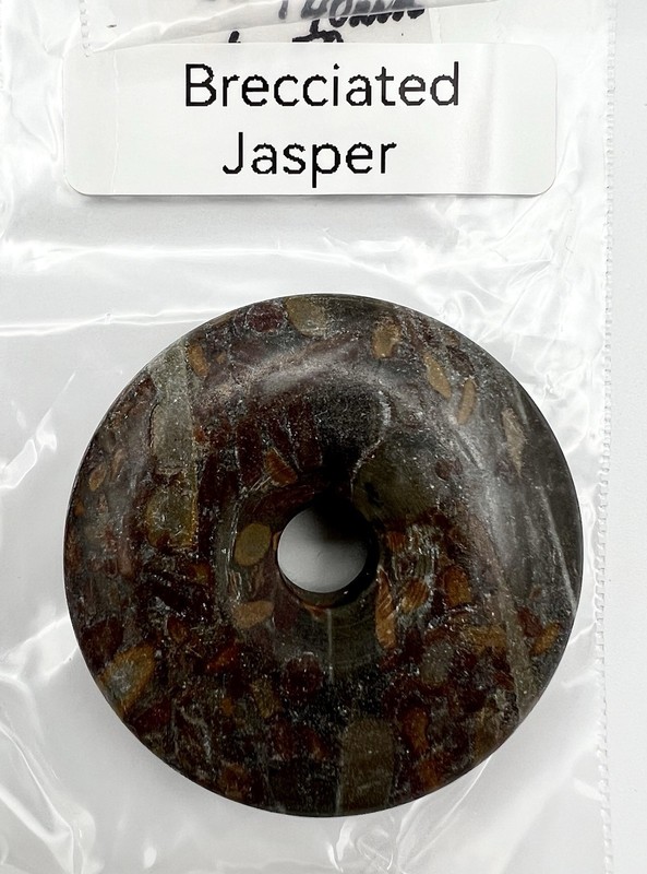Four Jasper Donuts Natural Gemstone 40mm, J01 gallery