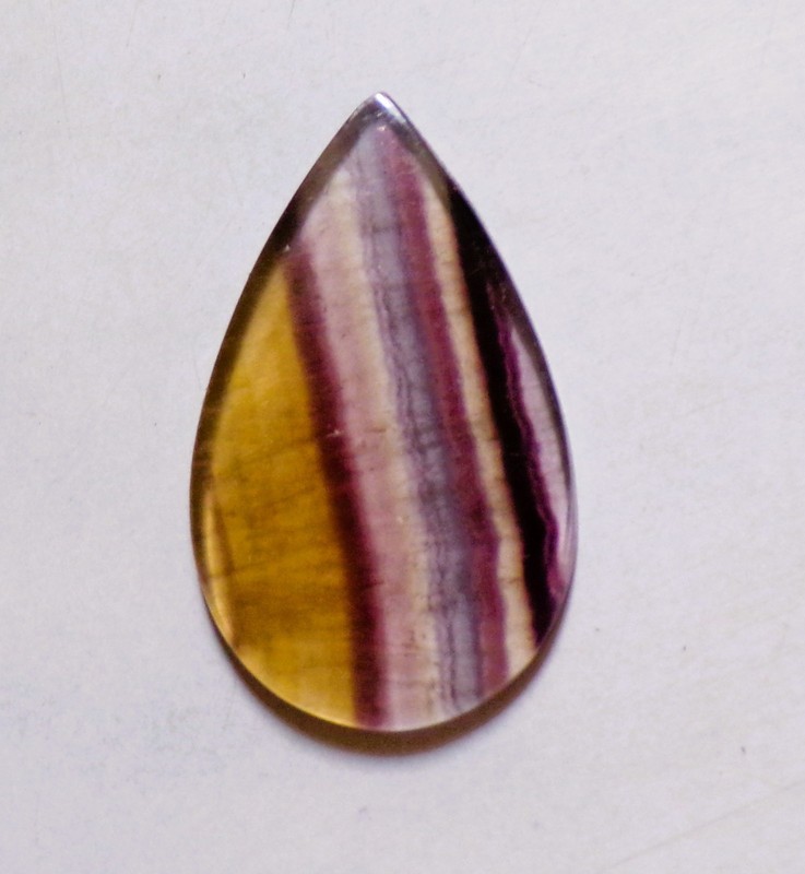 41.25 Cts Natural Fluorite Cabochon Loose Gemstone 43X26.3X4MM 23
