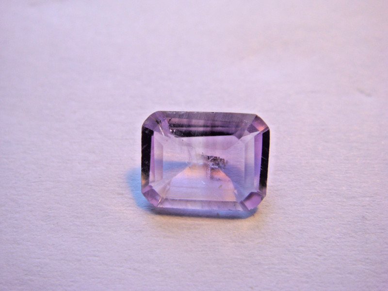 Amethyst Gemstone Emerald Rectangular Cut 9 mm x 7 mm 2 Carat Natural Gem
