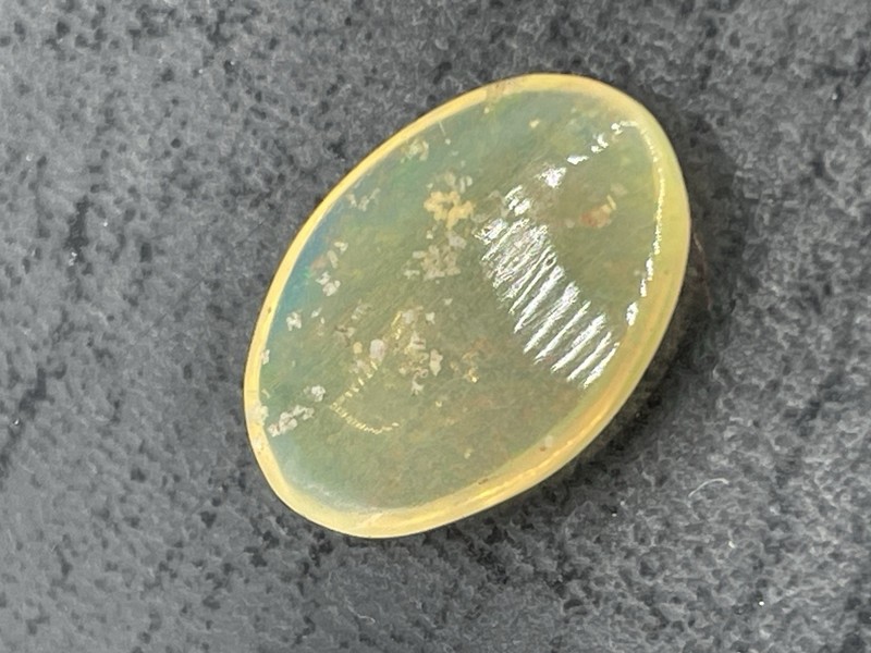 3.05ct Ethiopian Citrine Opalescent Opal Cabochon Oval Cut 14.6 X 10.5 X 3.1mm gallery