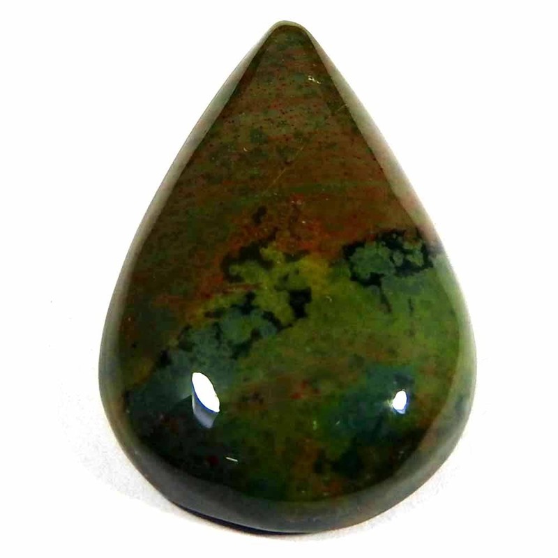 42.35Cts100%Natural Blood Stone Pear Cabochon Loose Gemstones