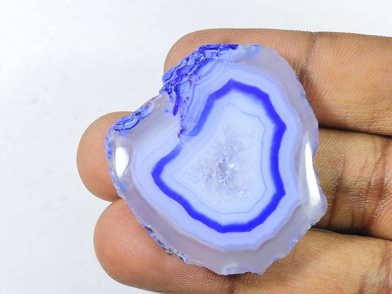 95Cts Dyed Druzy Agate Fancy Healing Crystal Cabs Loose Gemstone 36X40MM gallery