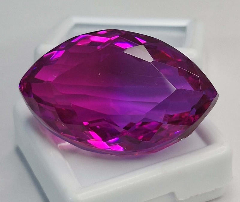 Tourmaline 73-75Ct Bi-Color Natural Marquise Cut Certified Loose Gemstone SB1021
