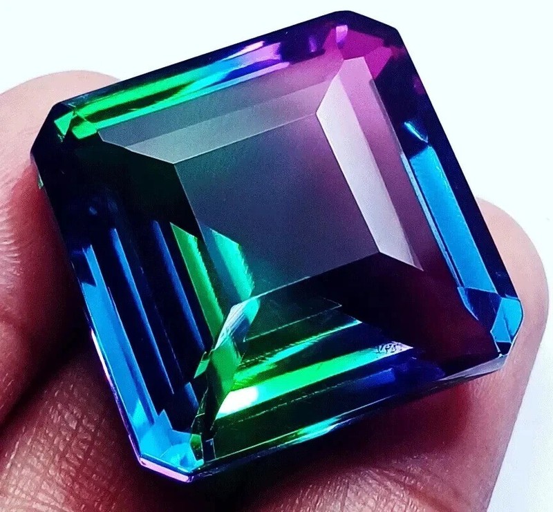 Fantastic Tourmaline Asscher Cut 73-74 Ct Natural EGL Certified Loose Gemstone
