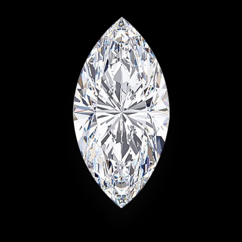 1.70 Ct Loose Moissanite Marquise Cut 6 x 12 MM D Color, IF CLARITY Certified gallery