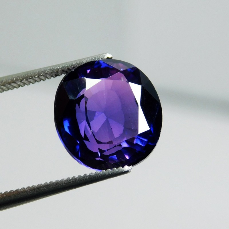 9.85 Ct Natural Purple Blue Tanzania Tanzanite Cushion Shape Stunning Gemstone gallery