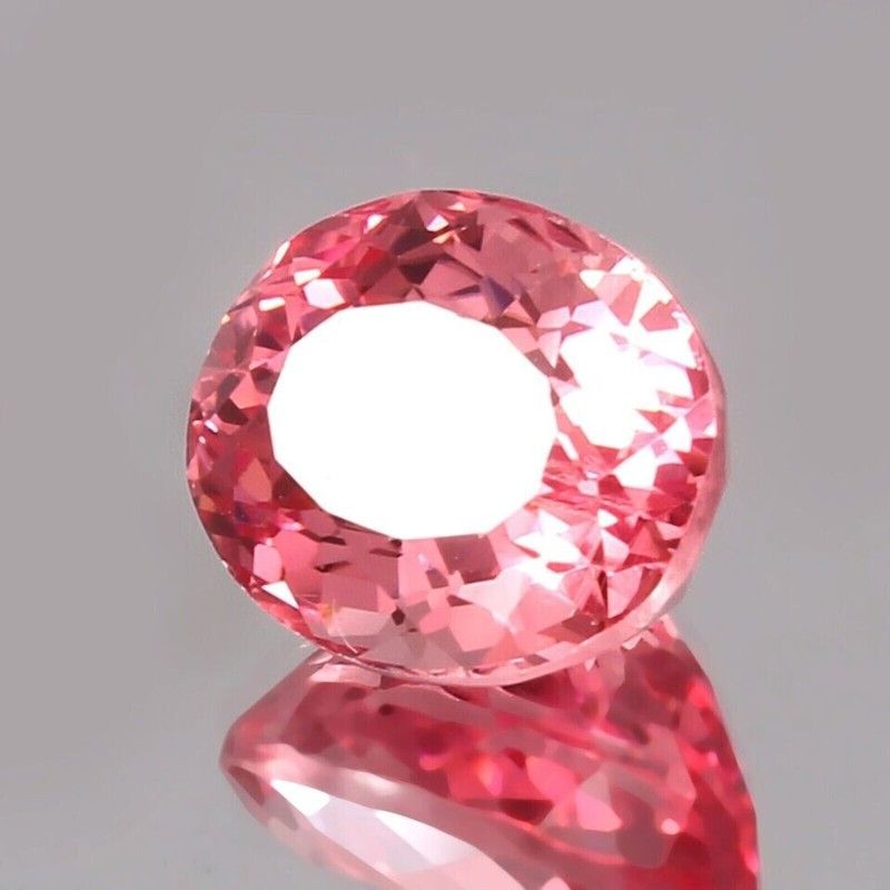 120 Ct Natural Ceylon Padparadscha Sapphire Oval Cut Loose Certified Gemstone