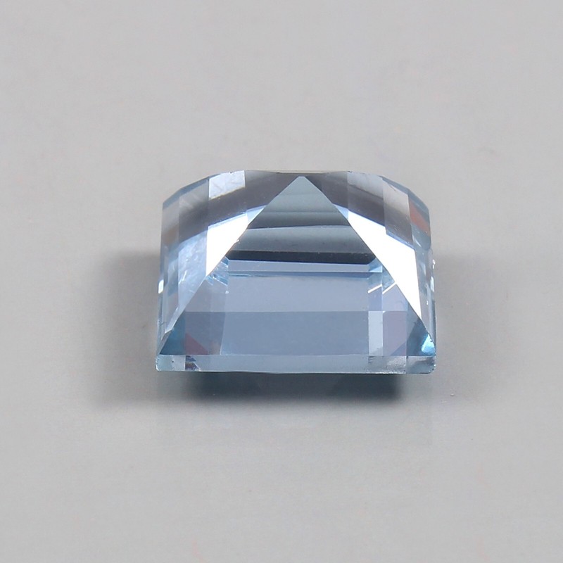 AAA Grade Natural Flawless Sky blue Aquamarine Loose Square Cut Gemstone 8x8 MM gallery