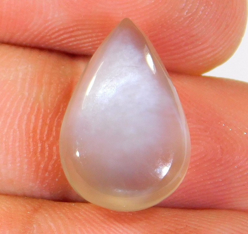 10 Ct 100% NATURAL FIRE PEACH MOONSTONE PEAR CABOCHON GEMSTONE 18x12x6 mm CO=111 gallery