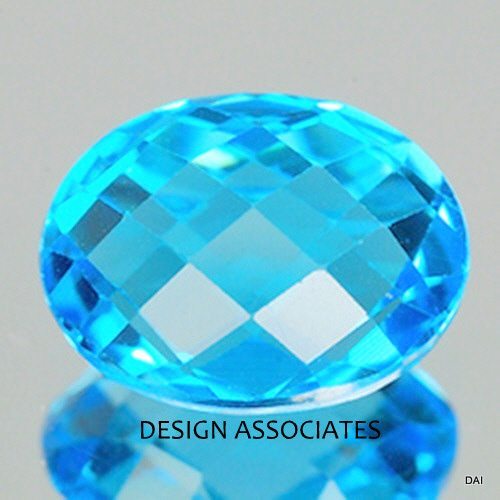 SKY BLUE TOPAZ 14X10 MM OVAL BRIOLETTE CUT AAA ALL NATURAL (176201)