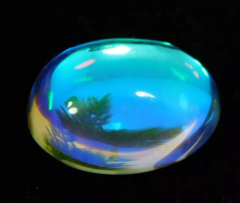 Oval Cut 8-10 Ct Natural Mystic Topaz Multi-Color Loose Gemstone EGL Certified gallery