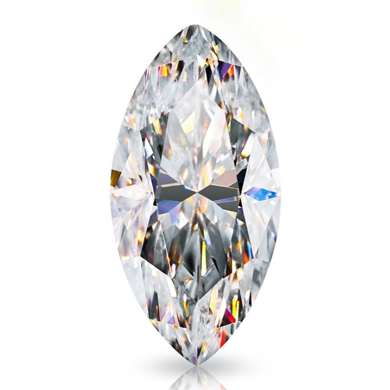 1~3 ct D Colorless Marquise Cut VVS1 Moissanite Stone Loose Gemstones & GRA