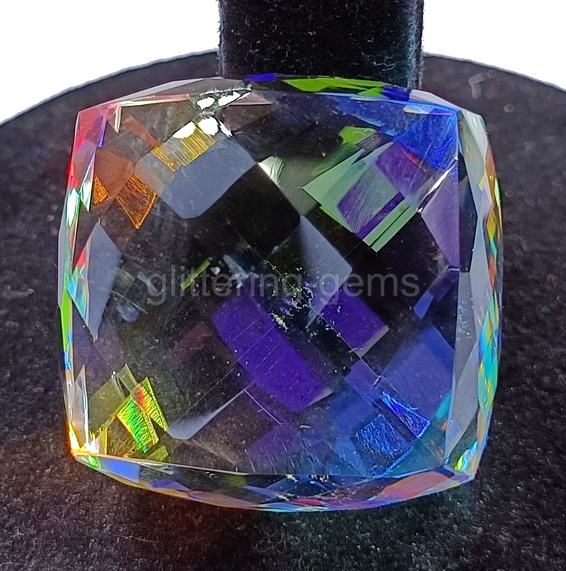 Natural Mystic Topaz 200.5 Ct Cushion Cut Brazil Certified IGL Loose Gems 5JSU