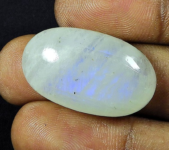 17X30X09 MM Natural Moonstone Oval Cabochon Loose Gemstone 40Cts.