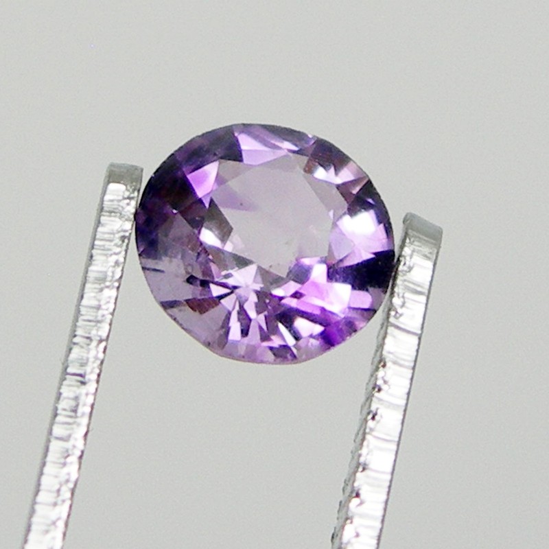 6.50mm Round Light Violet Natural Amethyst Loose Gemstone, 1.01 carats