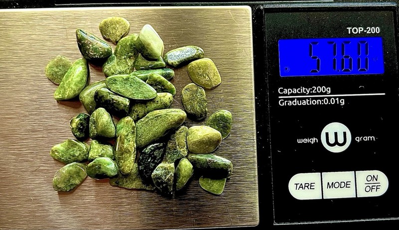 Natural Jade Parcel 57.60 Ct Green Jadeite Nephrite Gemstone Lot Verified gallery