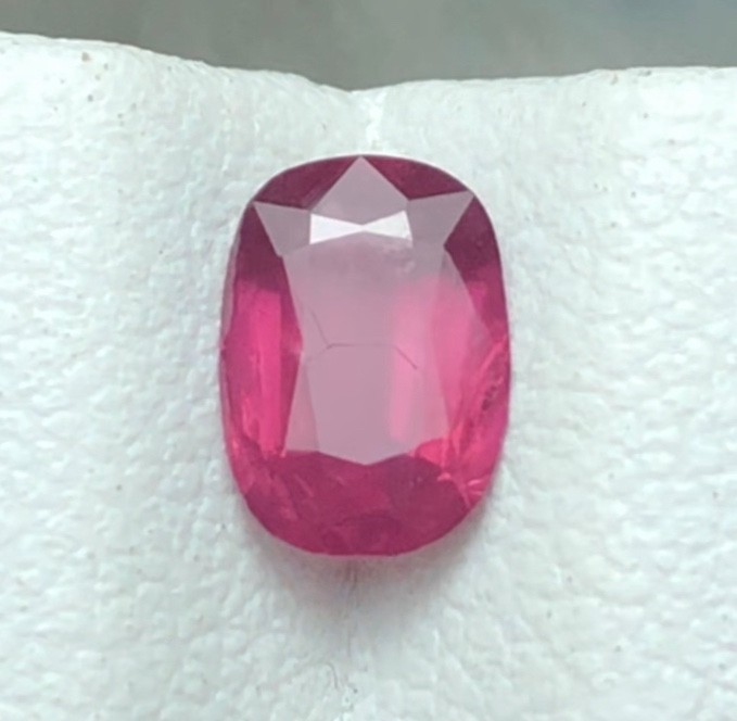 0.89 Carat Natural Rubylite Gemstone From Afghanistan