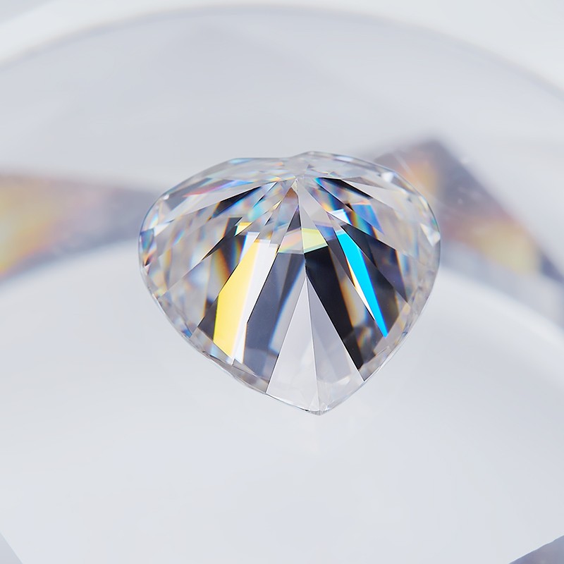 3~11MM Heart Cut Loose Moissanite D White Wholesale Excellent Cut W.GRA From US gallery