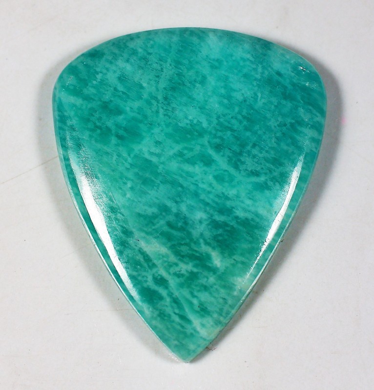 47 Ct 5X30X37 mm Natural Translucent Blue Green Amazonite Cabochon Gems HZ-94