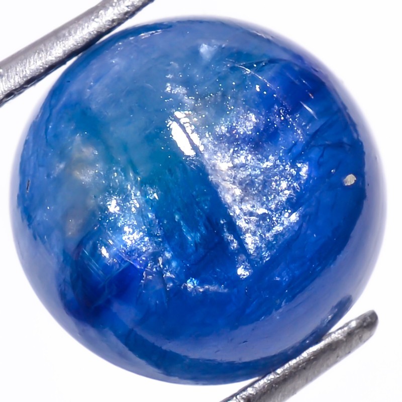 7.15 CTS. 100% Natural Blue KYANITE Round Shape Cabochon Gemstone 12X04 mm BC-03