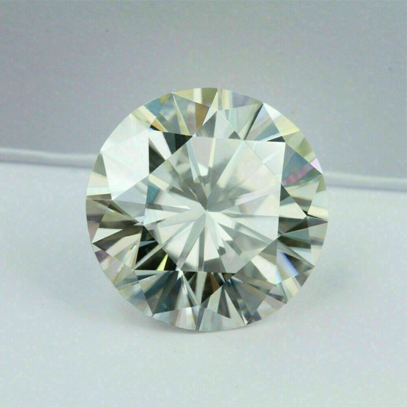 7.50 MM 1.51 CT VVS WHITE ROUND LOOSE REAL MOISSANITE 4 RING/ EARRINGS