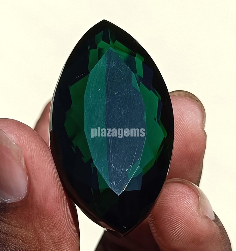 Moldavite Gemstone 145.20 Carats – Natural Marquise Cut – EGL Certified 5SDR gallery